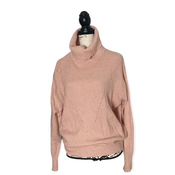 Philosophy SZ M pink oversized turtleneck sweater - Picture 1 of 4